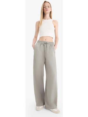 DeFacto Barrel Fit Beli Bağcıklı Cepli Pantolon F3364AX25SM