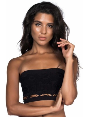 Çamaşır Kenti Beyaz Mı Emay 4050 Double Örgü Toparlayıcı Straplez Büstiyer