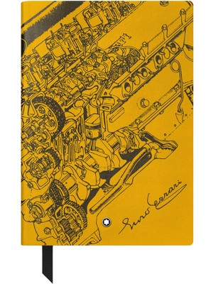 Montblanc Great Characters Enzo Ferrari Giallo Modena-Astarlı Küçük Not Defteri 134717
