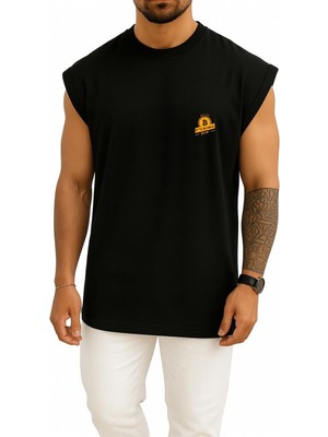 Bahriyeli Collection Oversize Buy The F-Cking Dip Bitcoin Cep ve Sırt Tasarımlı Atlet