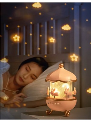 Bi Seyyar Tavşan Atlıkarınca Multifonksiyon Projektör