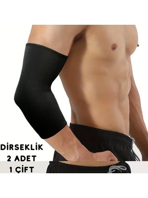 Rutbil Sports Desdeksiz Dirseklik-Fitness-Gym-Koşu-Futbol-Basketbol-Voleybol-Koşu-Boks 1 Çift Dirseklik