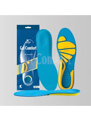 Gel Comfort GC14 | Yumuşak Jel, Rahat, Konfor, Günlük ve Spor Ayakkabılar İçin Ortopedik Destekli İç Tabanlık