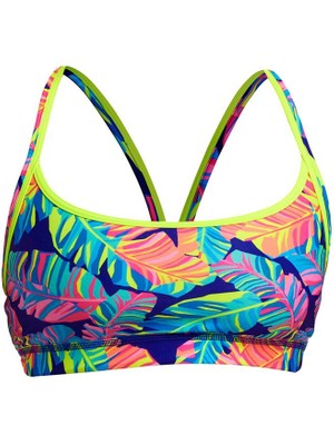 Funkita Leaving Today Kadın Spor Yüzme Üstü – Racerback Sports Top | Tek Üst
