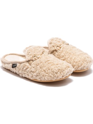 Twigy Kate Kadın Ev Terliği Bej 37/41