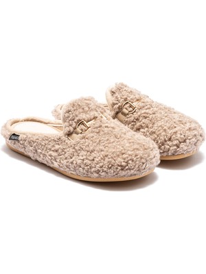 Twigy Kate Kadın Ev Terliği Koyu Bej 37/41