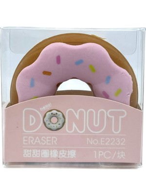  donut silgi - kahverengi / pembe