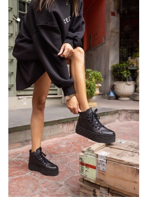 Angelina Jones Corcy Kadın Bej Gercek Suet Sneaker Bot
