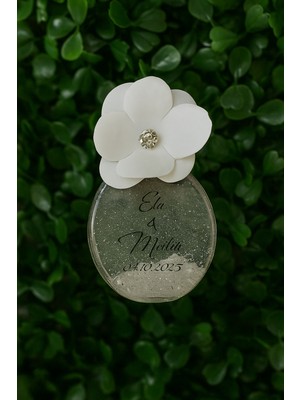 Incili ve Simli Hediyelik Kolonya Söz, Nişan, Nikah, Düğün, Kına 10 Adet