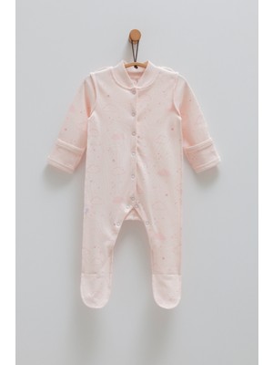 Sleep Tıme Bulutlu Uyku Tulumu Pembe