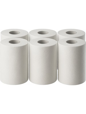 Merwish Fotoselli Makine Uyumlu Kağıt Havlu 6’lı Rulo 100 Saf Selüloz 2 Katlı 21 cm Genişlik Yüksek Emicilik Dayanıklı ve Hijyenik Kağıt Havlu