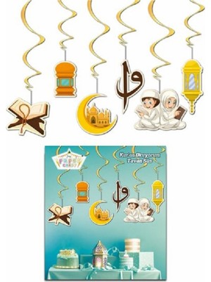 Party Country Kuran Okuyorum 6'lı Tavan Süs