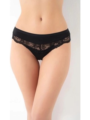 Çamaşır Kenti G-Box 932 Bayan Dantel Detaylı Cotton Bikini Külot