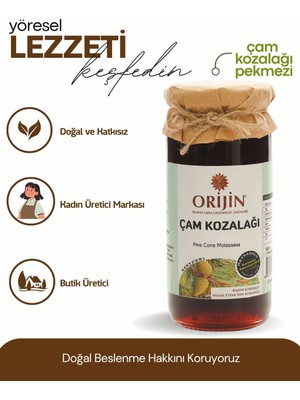 ORİJİN TRAKYA Gıda Geleneksel Ürünleri Çam Kozalağı Pekmezi 300 gr