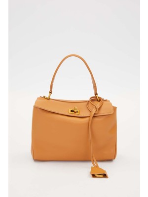 Lêvi D'or Kahve Kompakt Model El Çantası