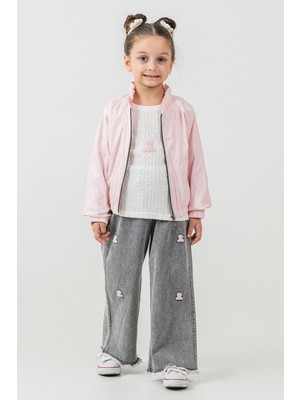 Kinderos Tavşan Nakışlı Kız Çocuk 3\'lü Takım - 26K 2246