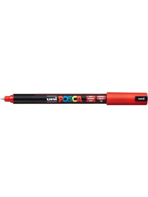 Uni-Ball Uniball Posca 0.7 Su Bazlı Boyama Markörü Kırmızı (N)- (Uni-Pc-1mr )