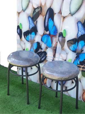 Teknor 2'li Tabure Statık Ayaklı