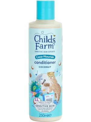 Childs Farm Kuru ve Kıvırcık Saçlar Için Hindistan Cevizi Özlü Çocuk Saç Krem 250ML