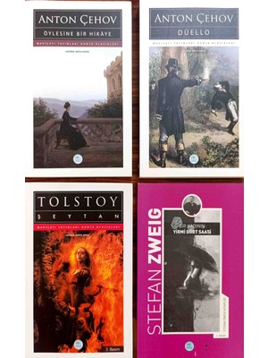 Mavi Çatı Yayınları Öylesine Bir Hikaye-Bir Kadının Yirmi Dört Saati-Şeytan-Düello