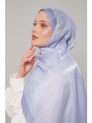 Lêvi D'or Mavi Şerit Desen Kehribar Şal