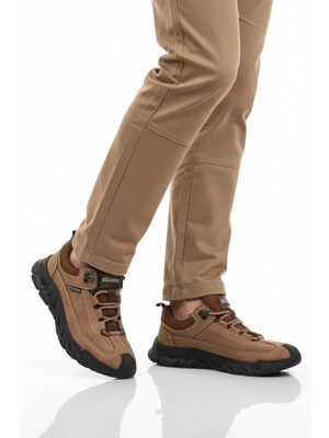 Bulldozer Vizon Nubuk hakiki Deri Erkek Casual Ayakkabı 240003 M