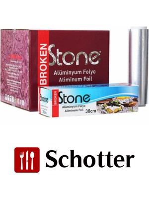 Broken Stone Alüminyum Folyo – 30 cm x 2500GR (9’lu Koli)