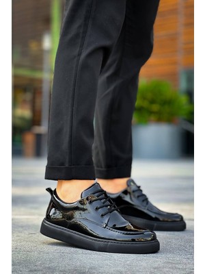 Kb-X5 Kuback Kömür Rugan Günlük Erkek Ayakkabı
