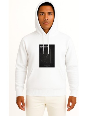 Bahriyeli Collection Kapüşonlu Gp Mexico City Grand Prix F1 Göğüs Tasarımlı Unisex Sweatshirt