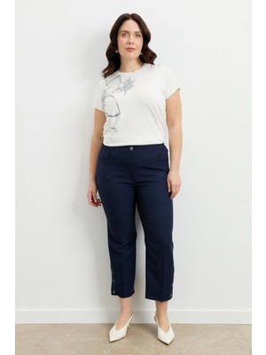 Accort Büyük Beden Hürrem Pantolon-Lacı