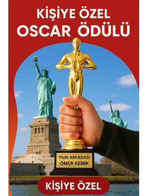 Kişiye Özel Oscar Heykel 27 cm