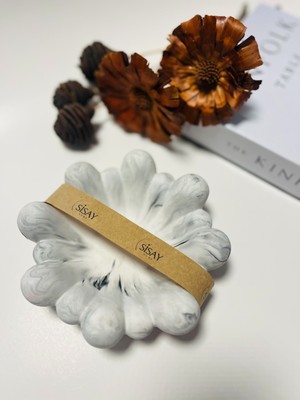 Sisay Home Fransız Mermer Desenli Dekoratif Kase-Anahtarlık-Takılık