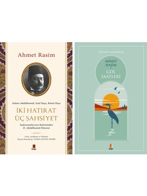 Kapı Yayınları Iki Hatırat Üç Şahsiyet + Göl Saatleri
