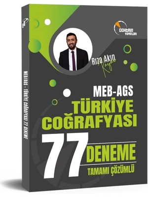 Kategori Yayıncılık Doktrin Yayınları Meb-Ags Türkiye Coğrafyası 77 Deneme Çözümlü - Rıza Akın Kayar Doktrin Yayınları