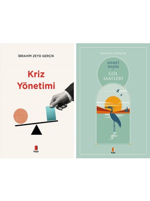 Kapı Yayınları Kriz Yönetimi + Göl Saatleri