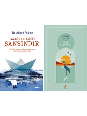 Kapı Yayınları Tecrübesizliğin Şansındır + Göl Saatleri