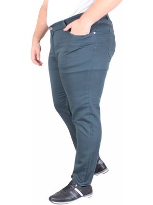Starbattal Büyük Beden Klasik 5 Cep Pantolon Venedik 11916 Petrol