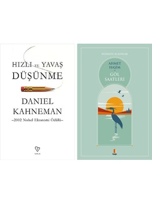 Kapı Yayınları Hızlı ve Yavaş Düşünme + Göl Saatleri