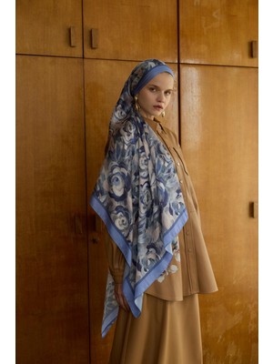 İpekhan Winter Bloom Hint Ipek Şal 5014
