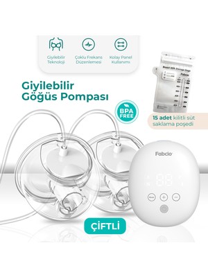 Fabcio Mamma Çiftli Giyilebilir Smart Göğüs Pompası