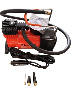 Fk Frıko Metal Lastik Hava Kompresörü 12 Volt 150 Psı Kompresör Bot Yatak Şişirme Pompası