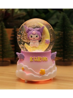Kuromi Işıklı ve Müzikli Kar Küresi Büyük Boy - A