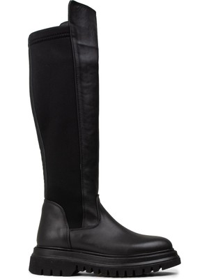Deery Kadın Siyah Fermuarlı Bot - M1043ZSYHE01