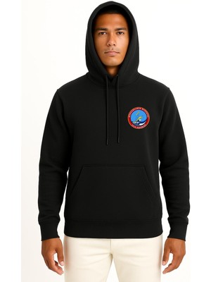 Bahriyeli Collection Kapüşonlu Tcg Poyraz P345 Cep Tasarımlı Unisex Sweatshirt