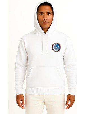 Bahriyeli Collection Kapüşonlu Tcg Büyükada F512 Cep Tasarımlı Unisex Sweatshirt