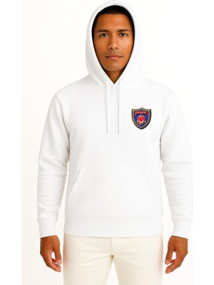 Bahriyeli Collection Kapüşonlu Türk Deniz Kuvvetleri Bröve Cep Tasarımlı Unisex Sweatshirt