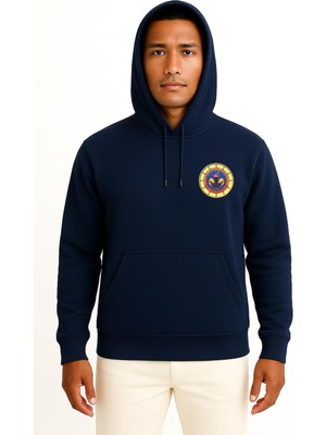 Bahriyeli Collection Kapüşonlu Tcg Anafartalar S356 Cep Tasarımlı Unisex Sweatshirt