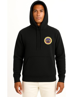 Bahriyeli Collection Kapüşonlu Tcg Anafartalar S356 Cep Tasarımlı Unisex Sweatshirt