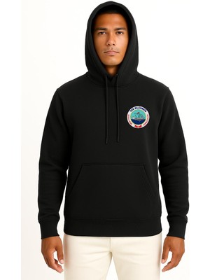 Bahriyeli Collection Kapüşonlu Tcg Salihreis F246 Cep Tasarımlı Unisex Sweatshirt