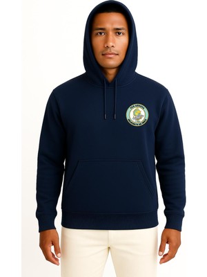 Bahriyeli Collection Kapüşonlu Tcg Gökova F496 Cep Tasarımlı Unisex Sweatshirt